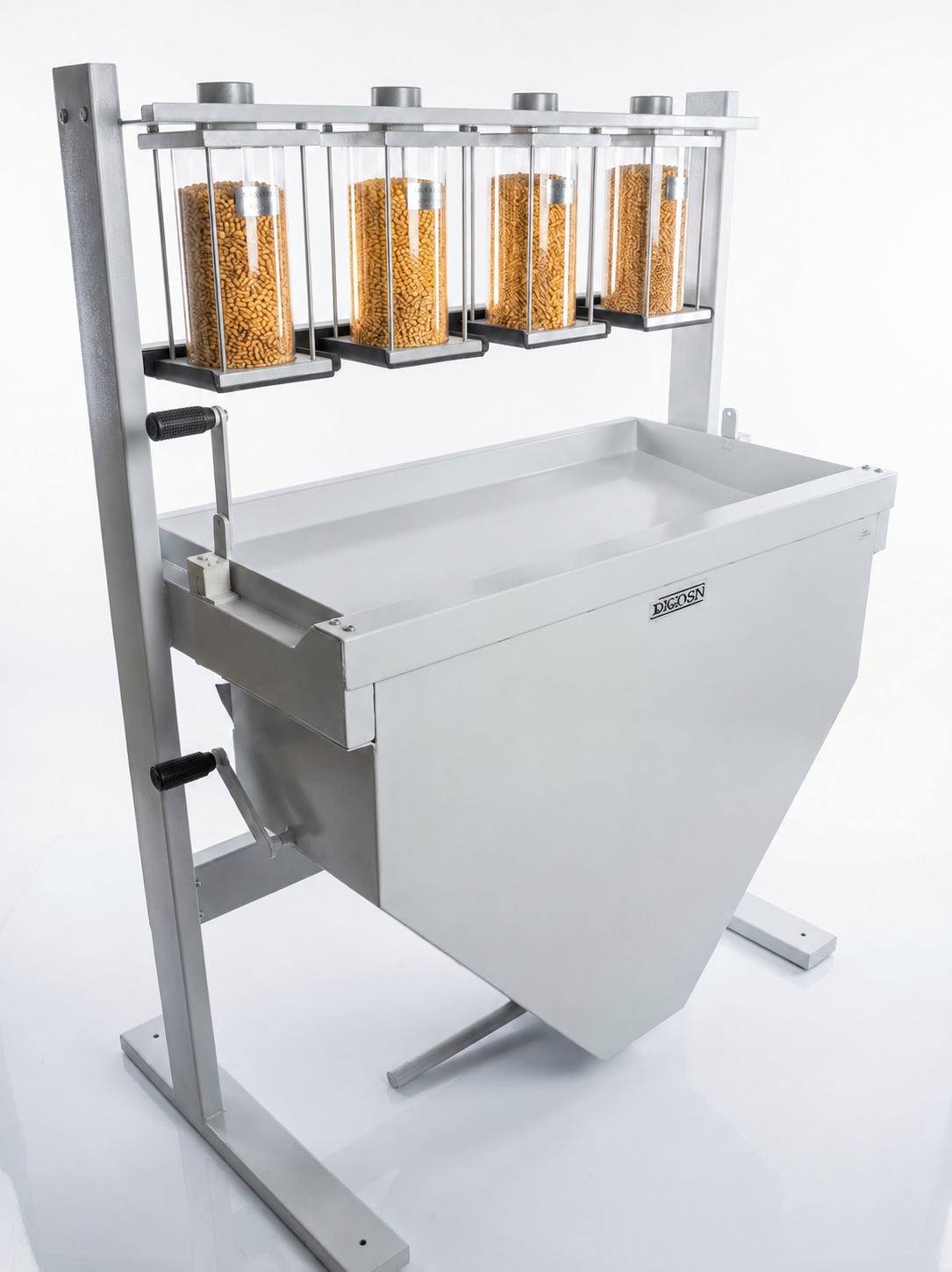 Mesada basculante doble tolva con STN